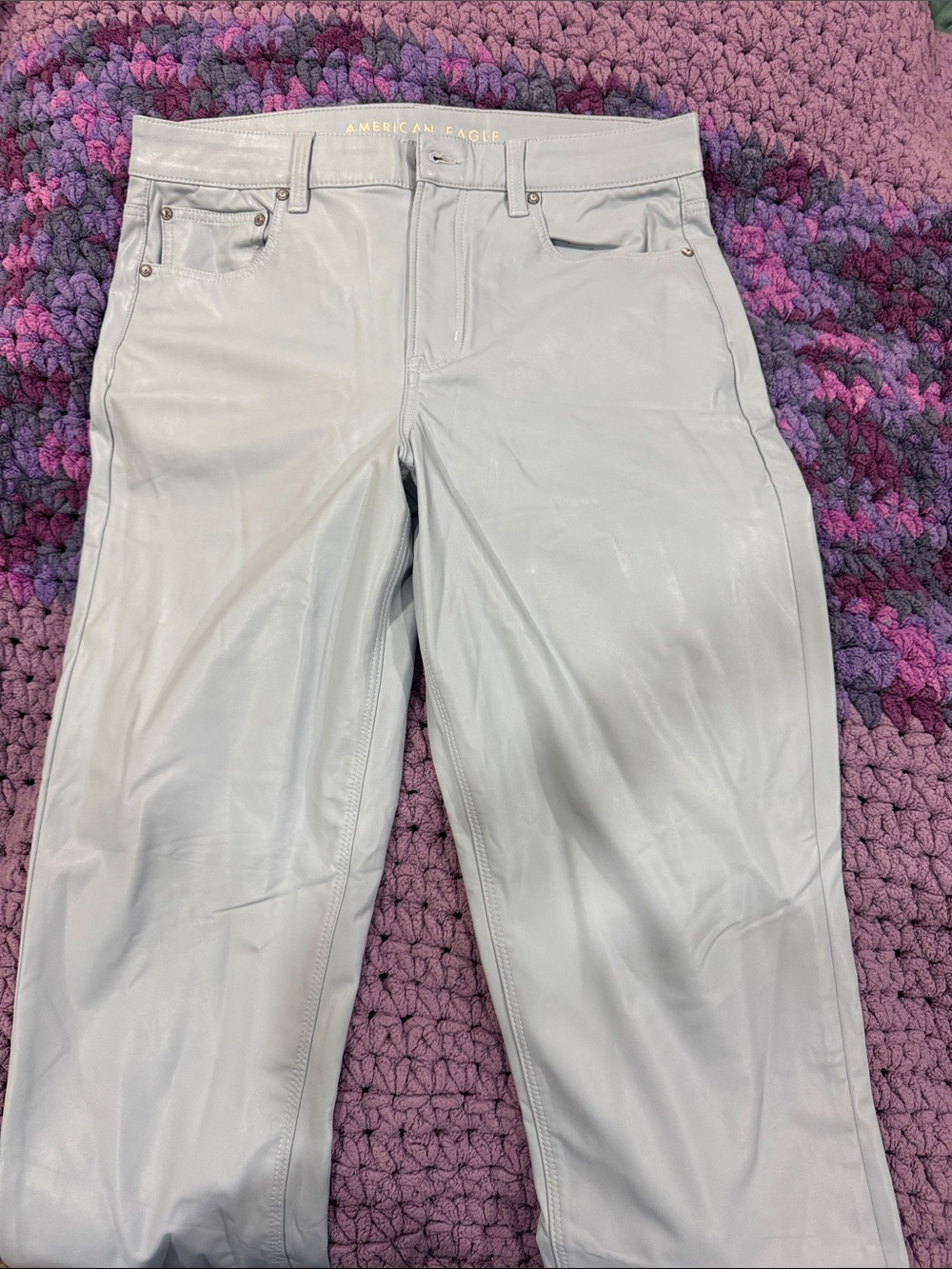 American Eagle Outfitters Light Gray Boot Cut Pants